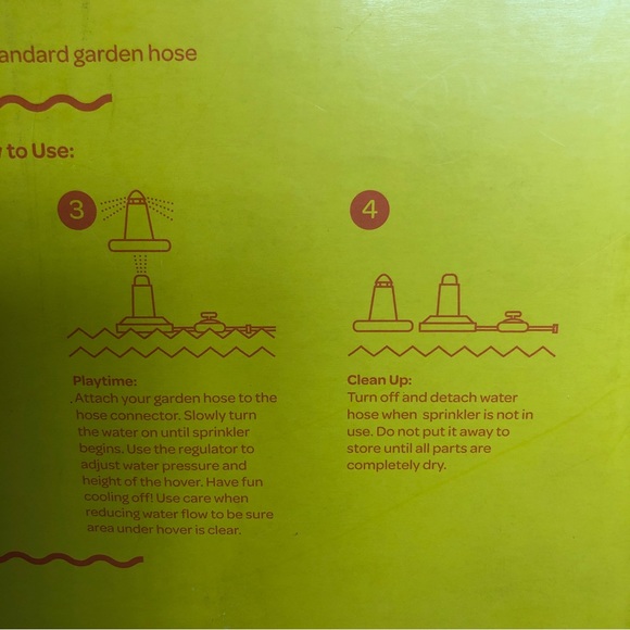 Sun Squad Kids Inflatable Hover Splash Sprinkler Sky-High Splashes WaterPlay NIB - Picture 9 of 11